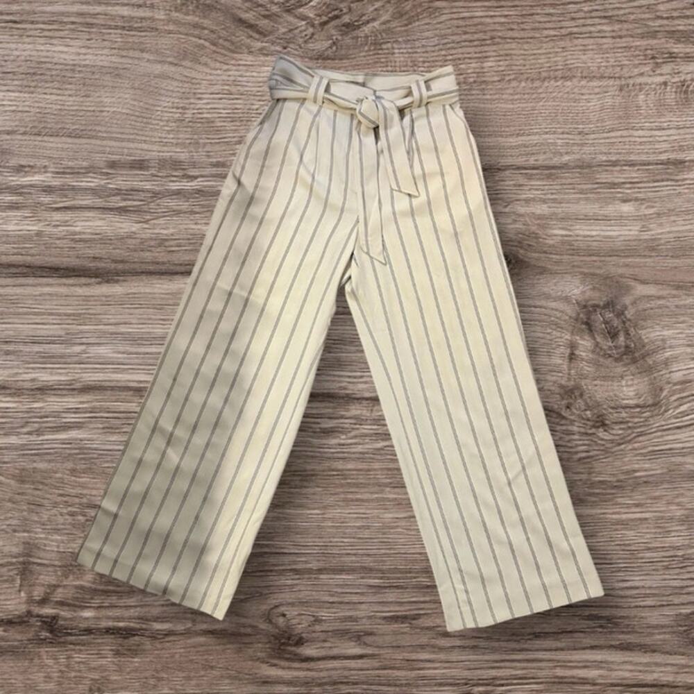 H & M Wide Leg dress pants with belt-Size 14 - Picture 3 of 8